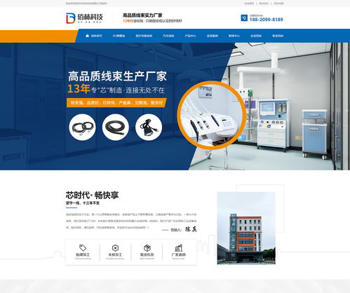 在彈弓線營銷型網站案例 深圳橡膠線網站案例